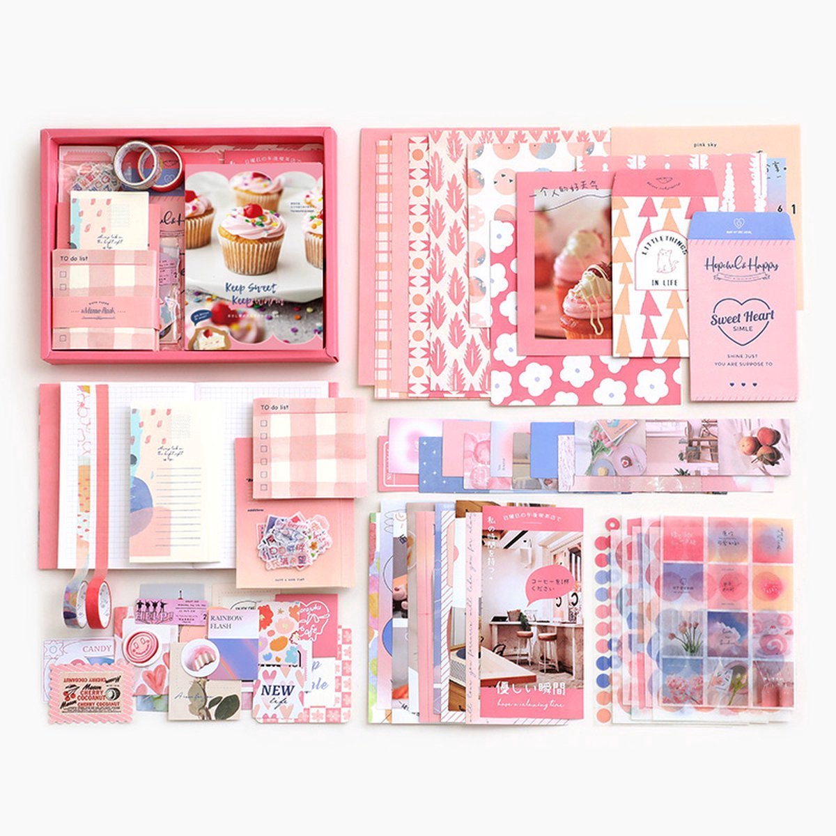 Stationary Set: Sweetheart Cupcake ✧