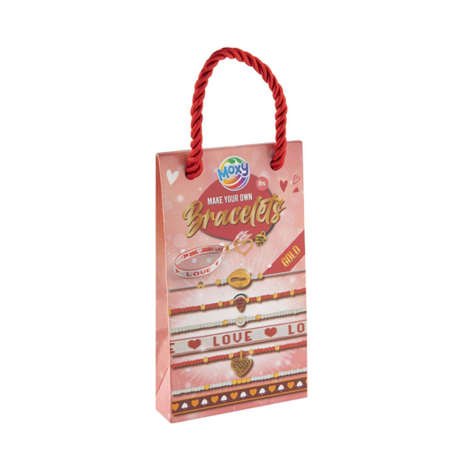 Creatieve Armbandjes Cadeauset Goud – 8x Gold Bracelets + Sticker Armband