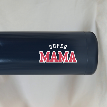 Thermosfles Super Mama (Donkerblauw) ✧