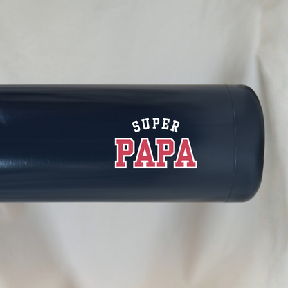 Thermosfles Super Papa (Donkerblauw) ✧
