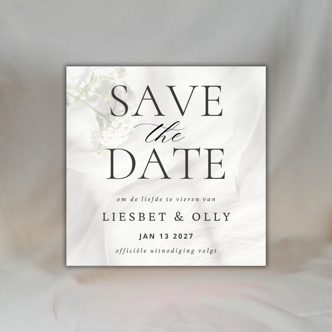 Gepersonaliseerde Fotomagneten (Set van 9): Save the Date ✧