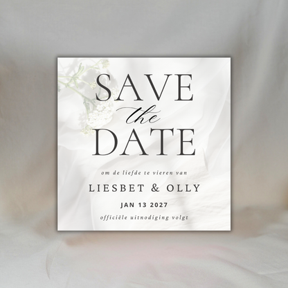 Gepersonaliseerde Fotomagneten (Set van 9): Save the Date ✧