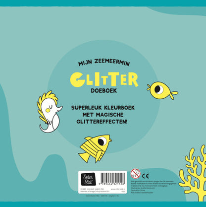 Doeboek glitter - Mijn Zeemeermin